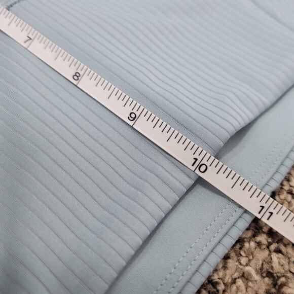 NWT Girlfriend Collective Ribbed High-Rise Legging in Mist Blue/ Gray Size XS - Picture 6 of 8